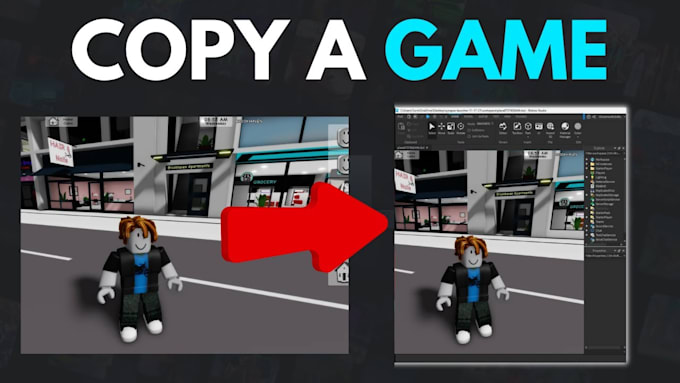 copy any roblox game for you