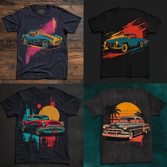draw a jdm car vector illustration for t shirt design