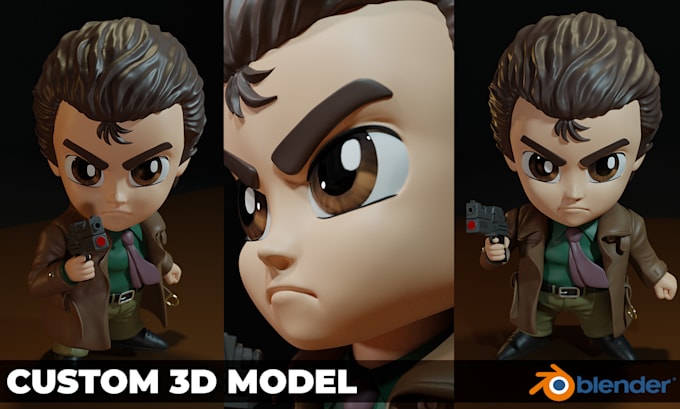 create custom toy design for 3d printing in blender