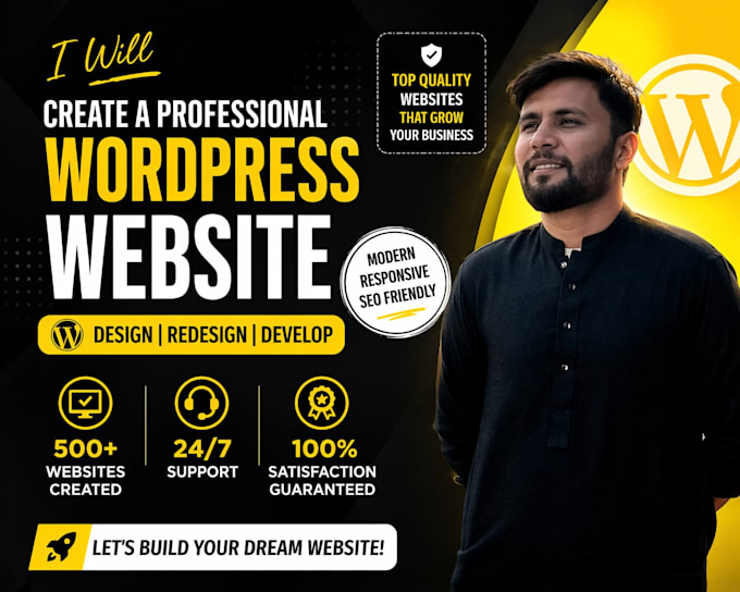 create a professional wordpress website for your business