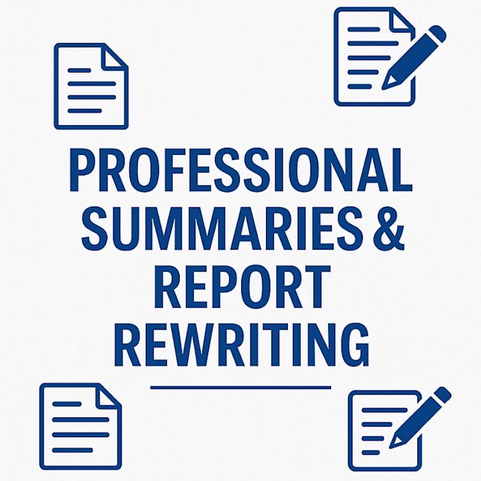 summarize or rewrite your content clearly and professionally