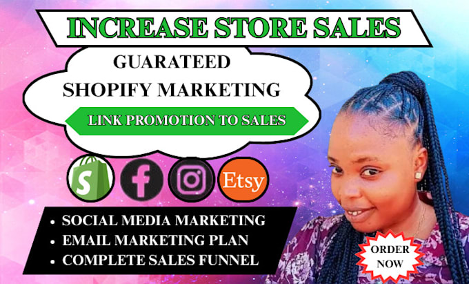 Boost shopify sales, etsy promotion shopify marketing, shopify website ...