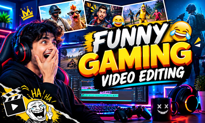 edit funny gaming video editing