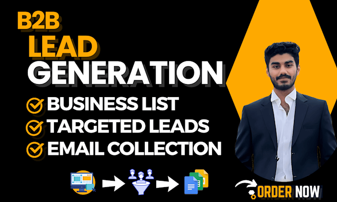 Do targeted b2b lead generation, linkedin leads and prospect email list ...