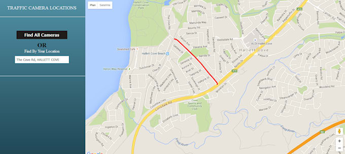 write a script using google maps for 5