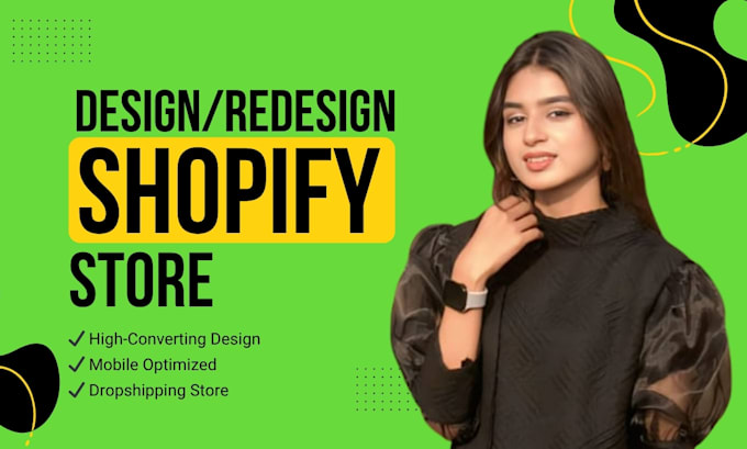 design a professional shopify dropshipping store with winning products