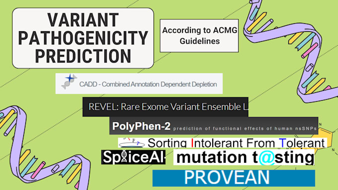 predict mutation pathogenicity based on calculated scores