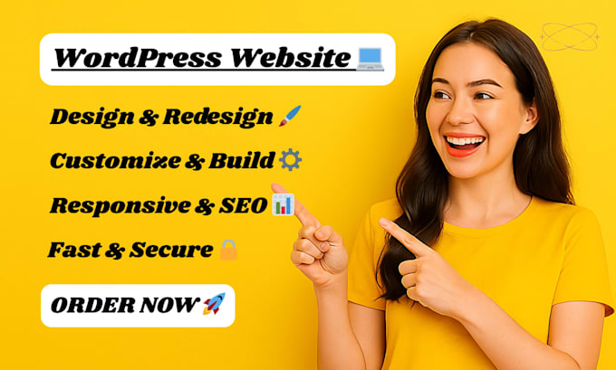design, redesign and customize responsive wordpress website