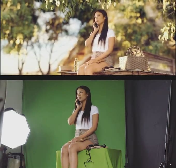 do  3d green screen vfx cleanup green screen removal cgi vfx animation