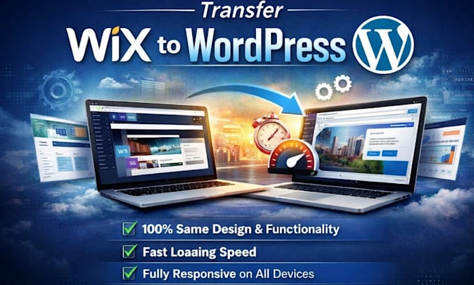 convert clone migrate or transfer wix website to wordpress website