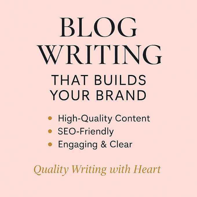 write blog posts to boost your brand