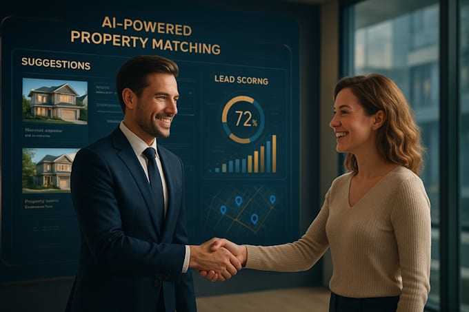 build ai lead scoring and smart property matching for real estate crms