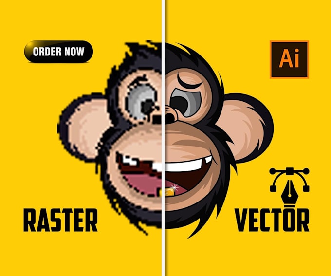 convert raster image to vector for print dtf and apparel