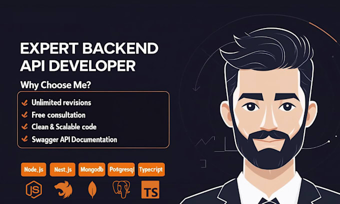 be your backend developer using nodejs nestjs redis and microservices