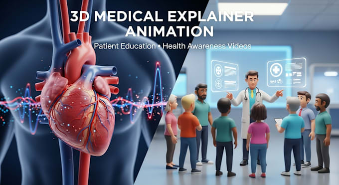 Create 3d medical explainer animation, patient education, health ...