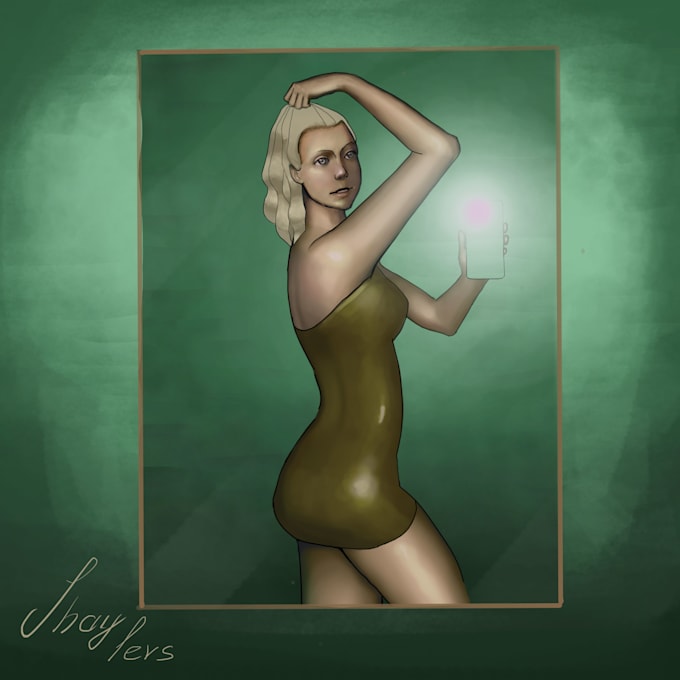 create a custom digital painting