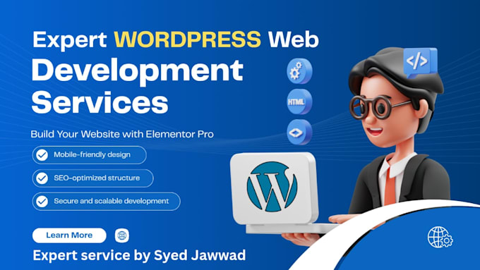 create a premium business wordpress website with elementor pro