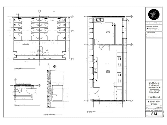 be your architect, draftsman for house plans, autocad 2d floor plan blueprints
