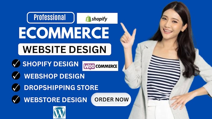 do shopify webshop  dropshipping store, shopify  etsy webstore ecommerce website