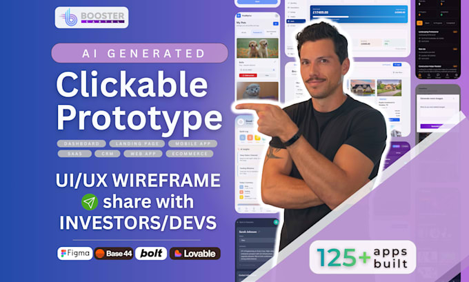 design an ai saas demo prototype, web app mockup, ui ux