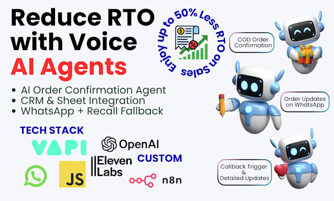 build ai voice agent using vapi ai, n8n automation to lower rto loss ai agent