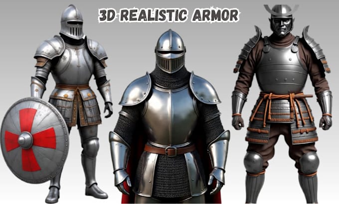 3d cosplay armor, 3d props, 3d full body helmet and armor for 3d printing