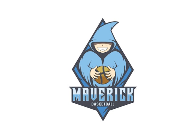 create professional iconic a logo for maverick basketball