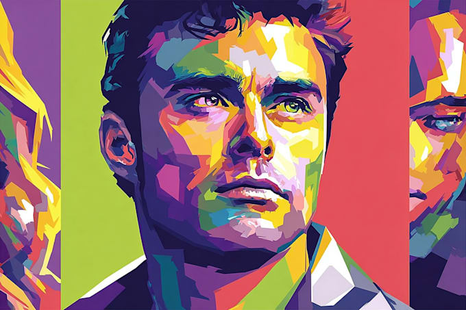 make a beautiful wpap pop art portrait