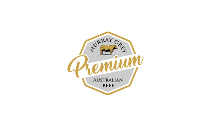 design greatest aesthetics premium logo for australian beef