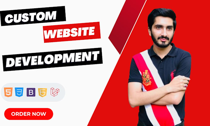 develop responsive laravel websites with modern frontend design