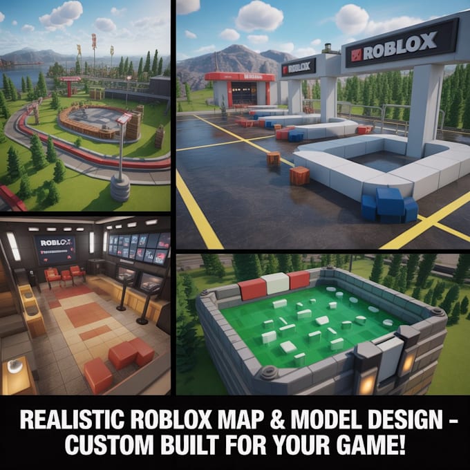 create realistic roblox maps or models for your game roblox map