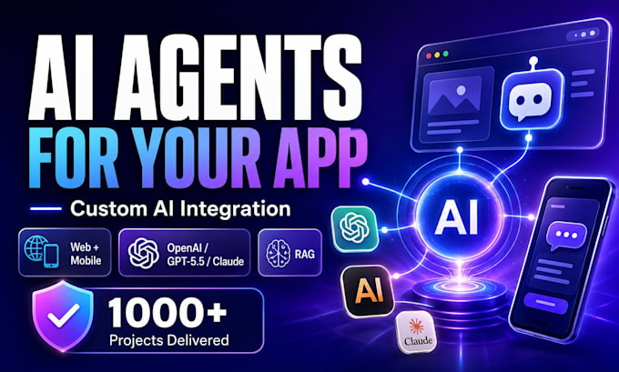 build ai integration and ai agents for your web and mobile app