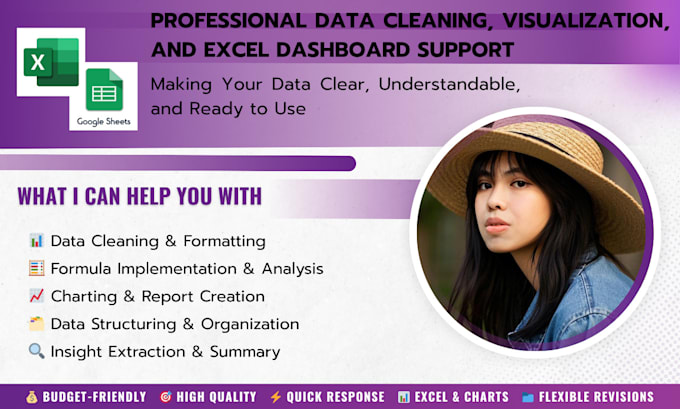 clean and analyze your data with excel or sheets