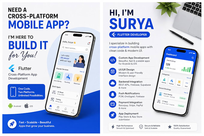 build cross platform flutter app