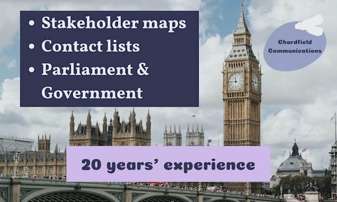 create a stakeholder map and contact list for your policy campaign