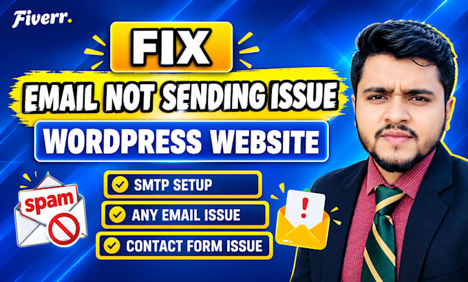 fix wordpress contact form and email not sending issue, SMTP configuration