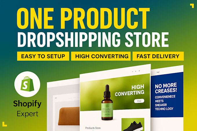 develop, design and build your shopify store or shopify website