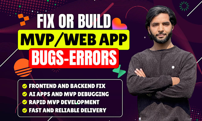 fix bugs or build base44 lovable replit supabase vibe coded website or app