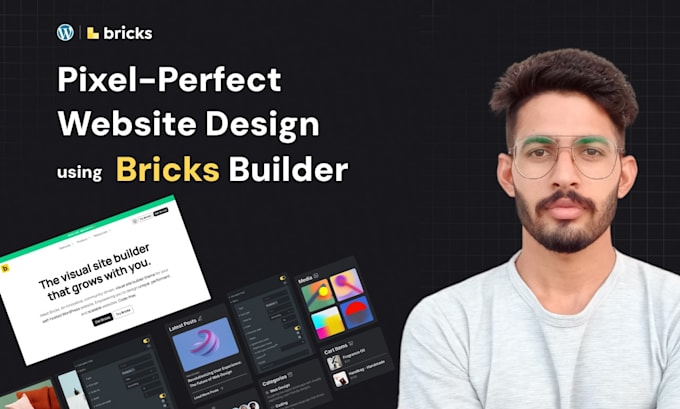 design responsive wordpress website using bricks builder