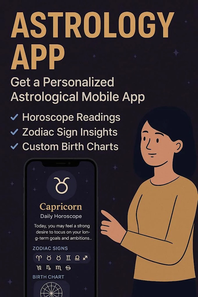develop ai based astrology app zodiac daily horoscope website tarot reading app