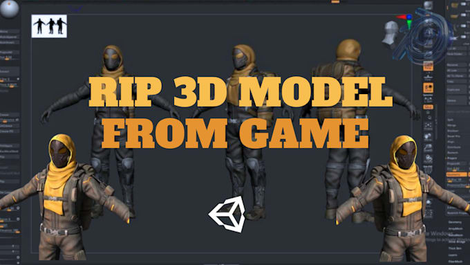 extract modify and port 3d characters and game mods for unreal engine