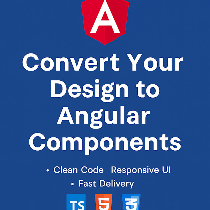 convert your design to angular components