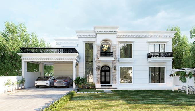 create a 3d elevation of your house in sketchup