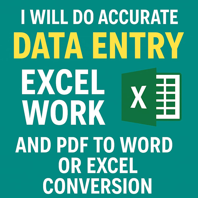 excel data entry, cleaning, compile, and merge