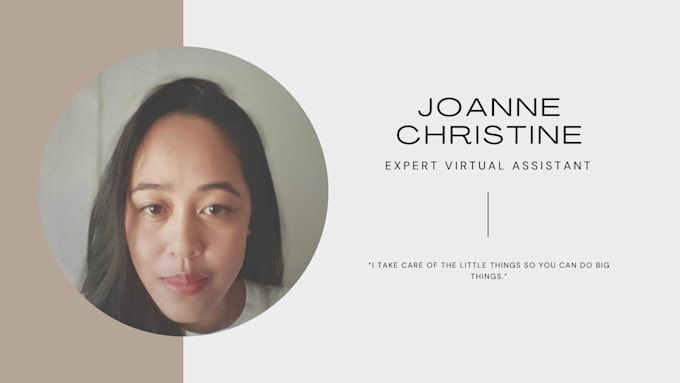 be your dedicated virtual assistant and personal admin