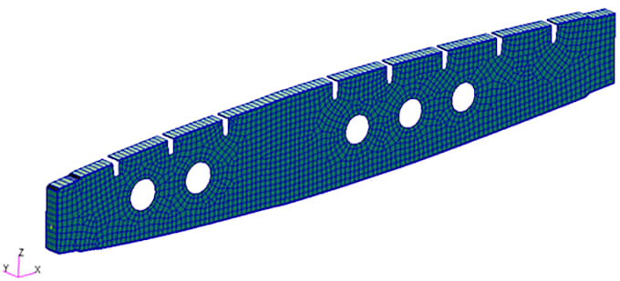 do fem structural stress analysis in msc nastran patran