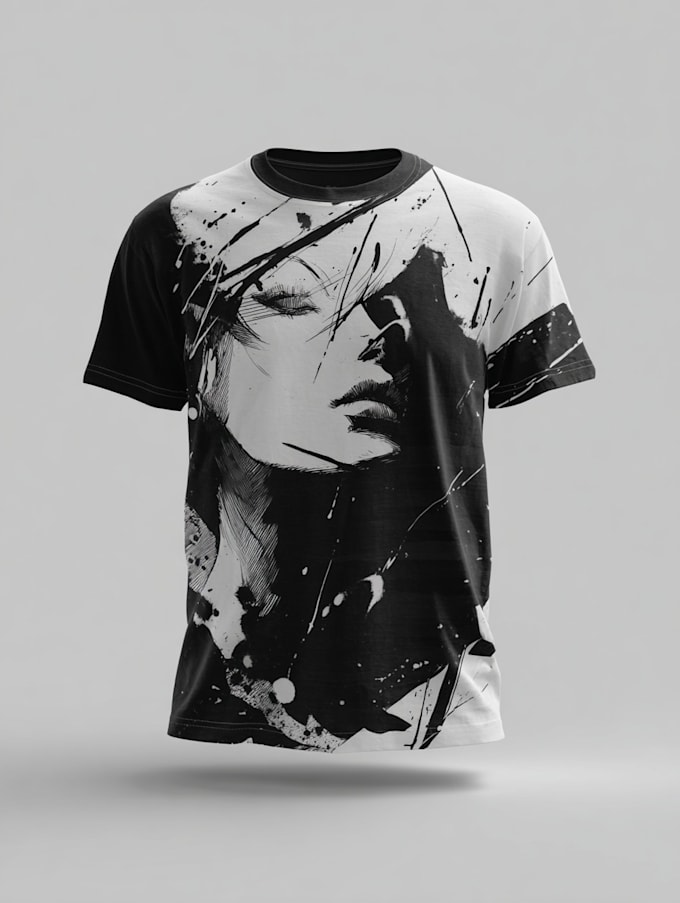 draw  streetwear t shirt design