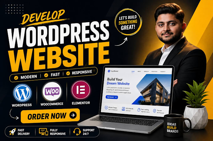 build wordpress website development, business website
