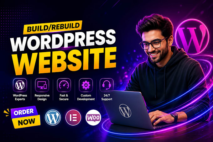 build wordpress website development, business website