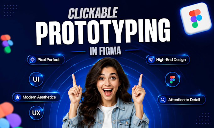 design figma clickable prototype, figma design into clickable